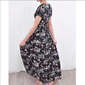 Birds of Paradise Floral Maxi Dress